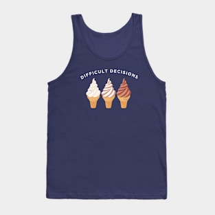 Cruise Lover Difficult Decisions Tank Top